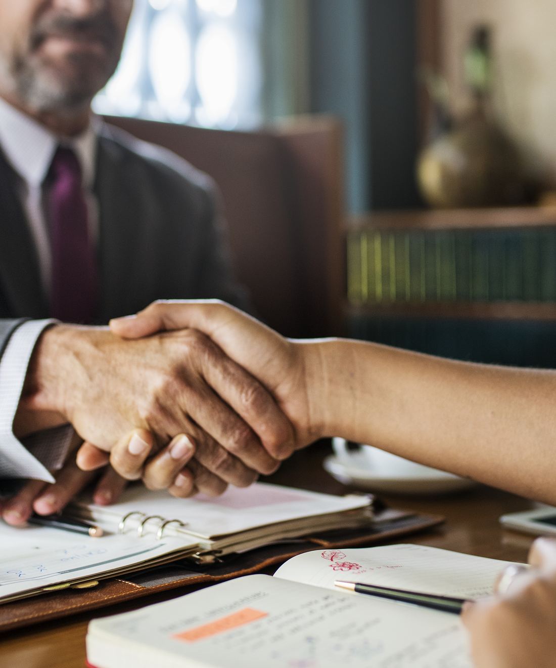 Jakeway Injury Law attorney meeting with a client